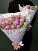 Букет из 25 сортовых тюльпанов